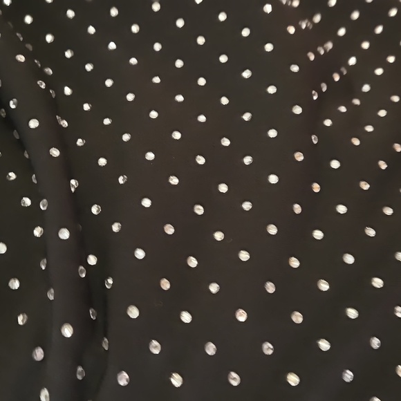 Show Me Your MuMu Black/Silver Embelisshed Suzanna Mini Dress Size Large - Picture 6 of 8